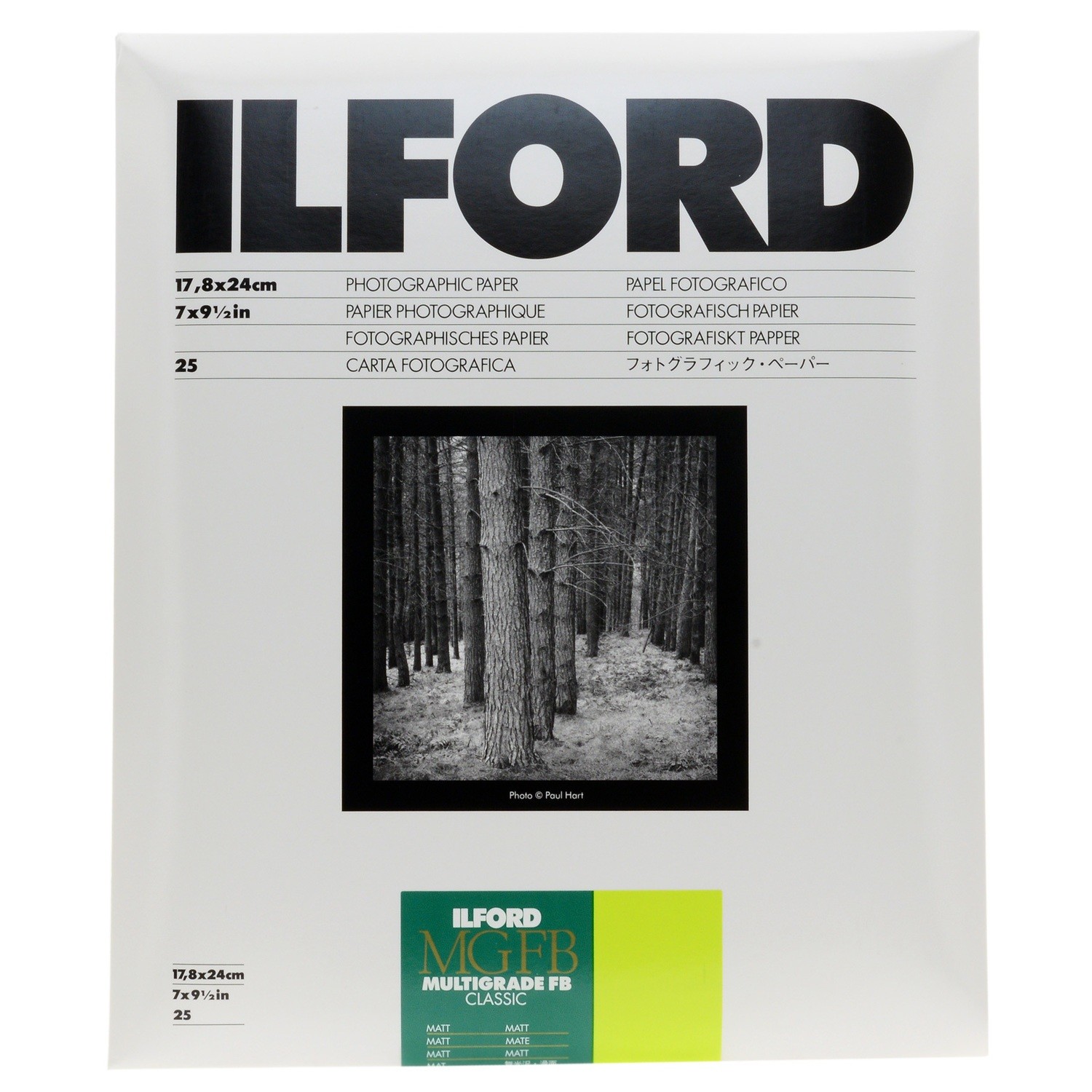 Фото - Ilford Multigrade FB Classic 5K 18x24 25л Матовая Ilford Multigrade FB Classic 5K 18x24 25л Матовая