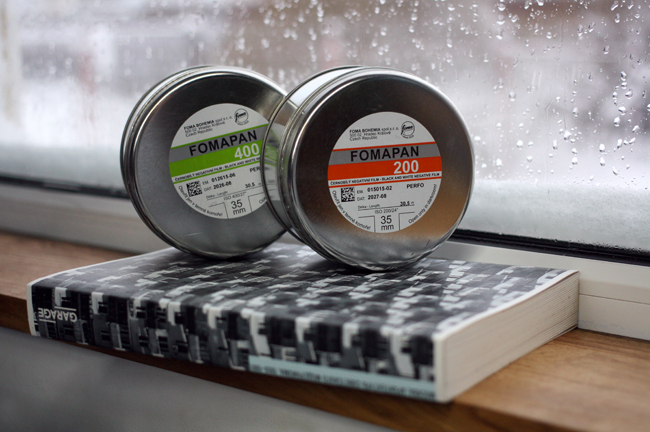 Свежее поступление: черно-белая пленка Fomapan 200 и 400 в бобинах.