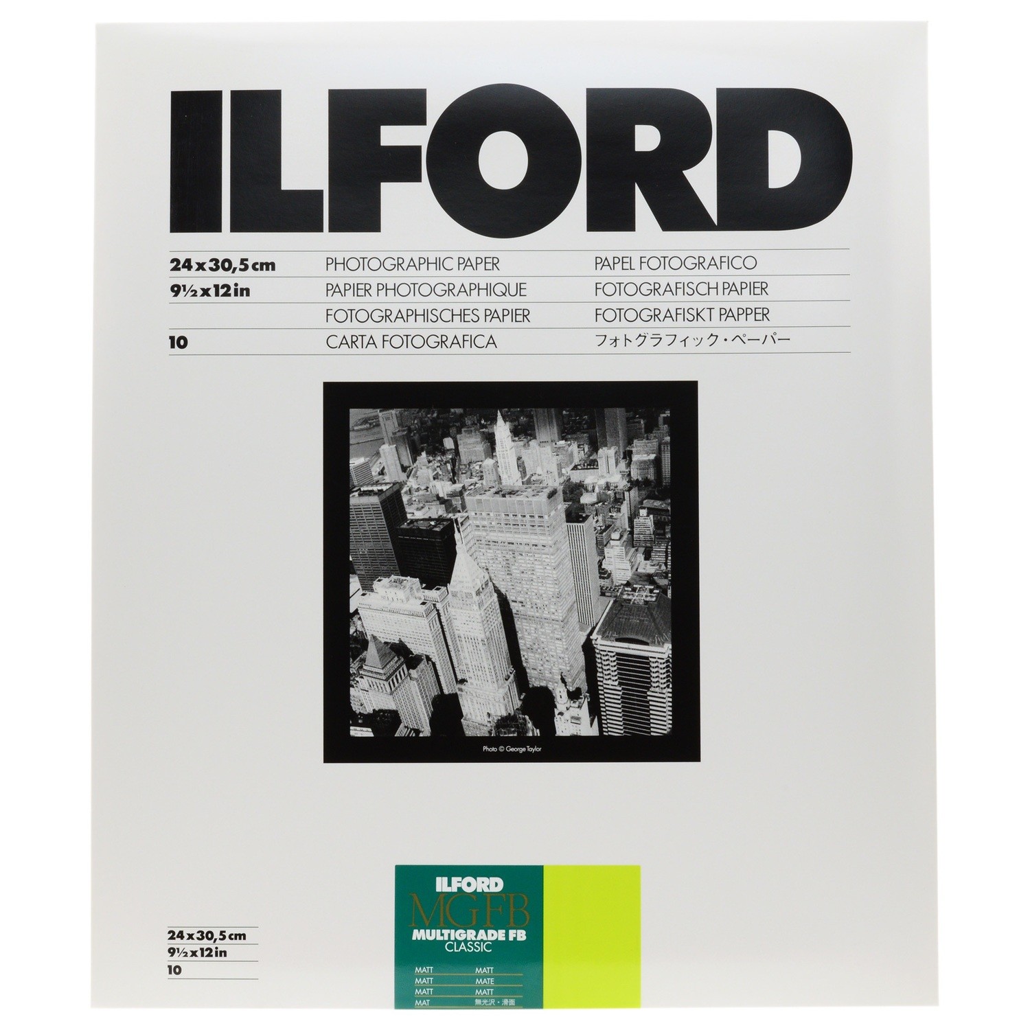 Фото - Ilford Multigrade FB Classic 5K 24x30 10л Матовая Ilford Multigrade FB Classic 5K 24x30 10л Матовая