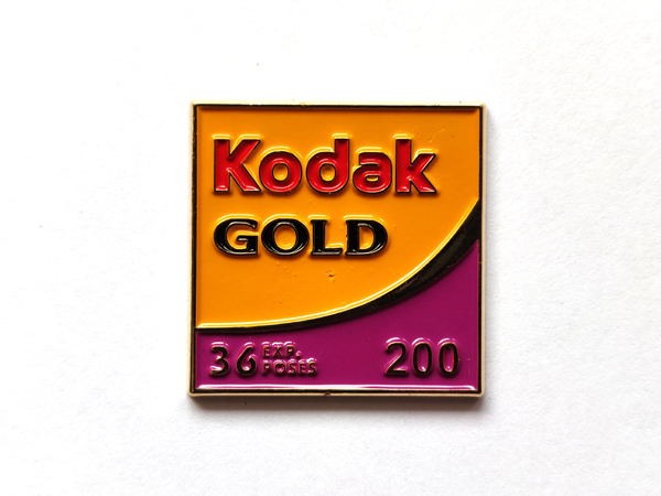 Фото - Значок 16 Kodak Gold торец Значок 16 Kodak Gold торец