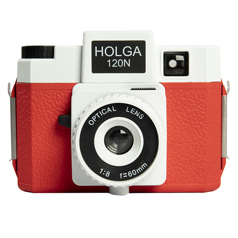 Holga 120N Red/White