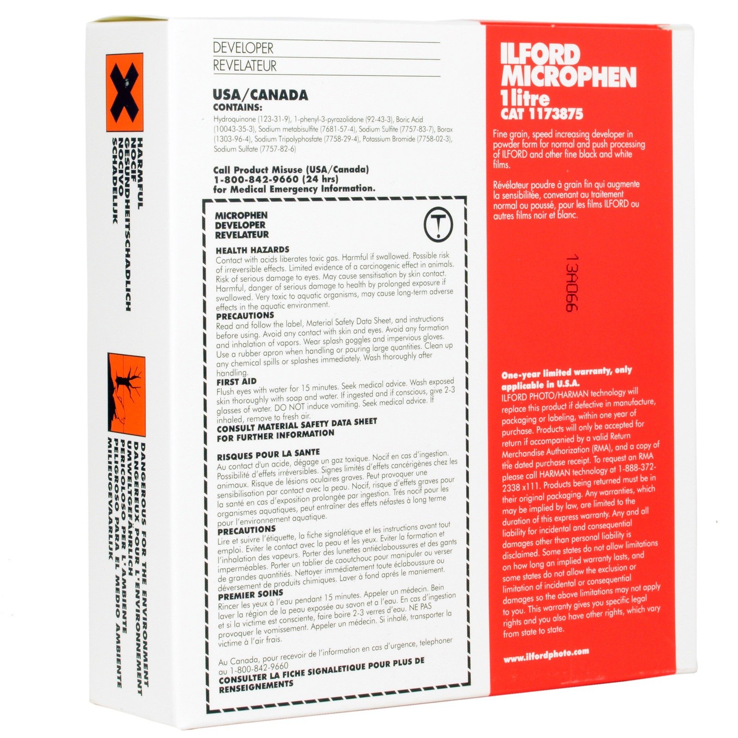 Ilford Microphen Проявитель на 1л.