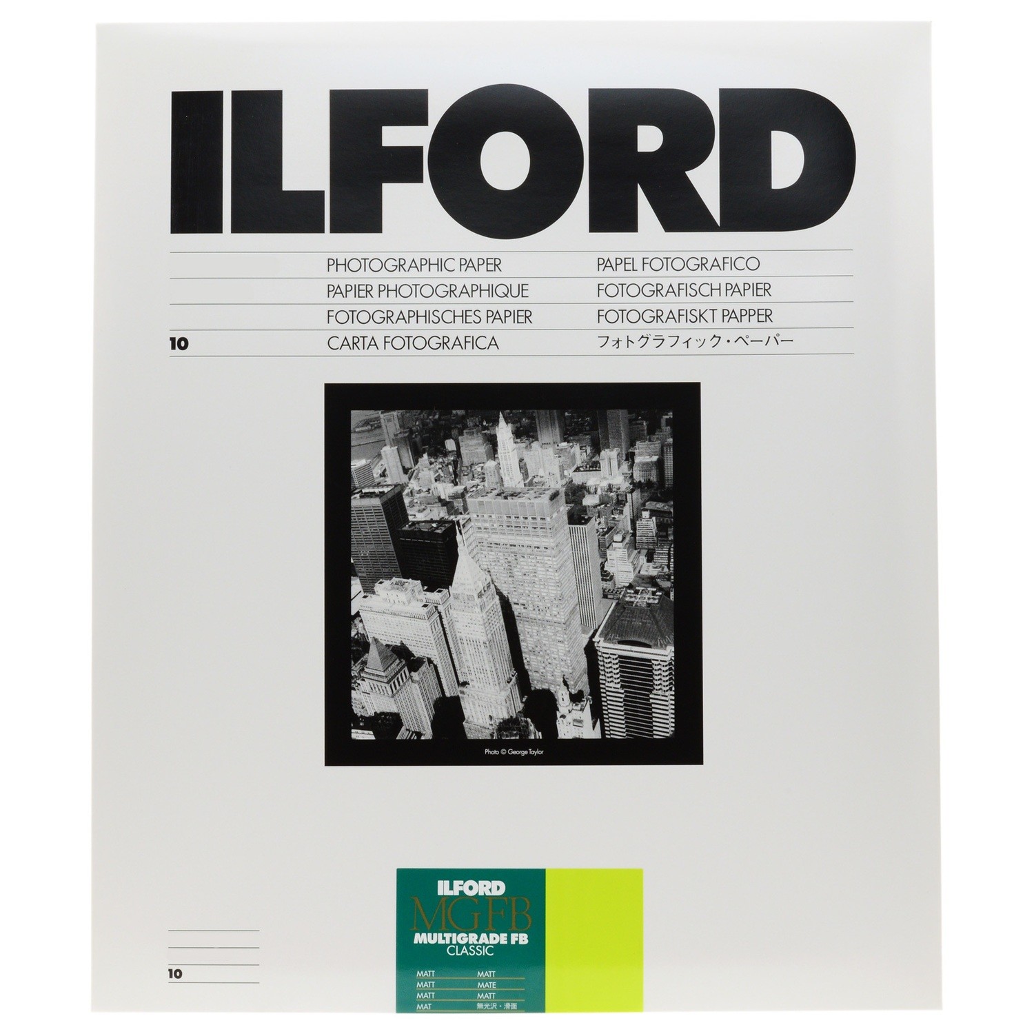 Фото - Ilford Multigrade FB Classic 5K 30x40 10л Матовая Ilford Multigrade FB Classic 5K 30x40 10л Матовая